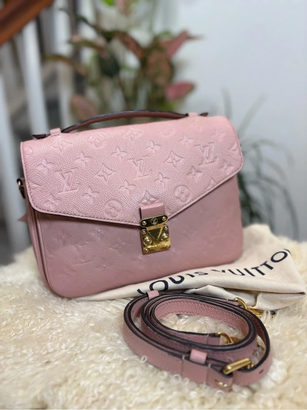 Louis Vuitton soft pink